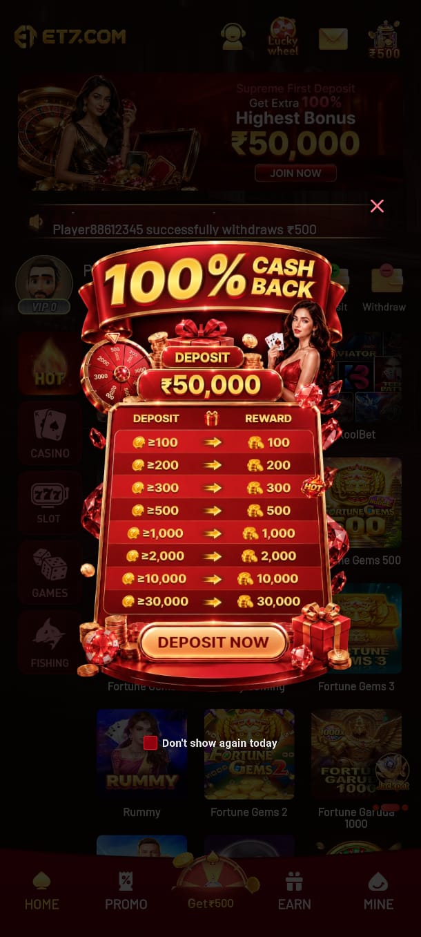 ET7 Game APK Download and ET7 App Login Guide